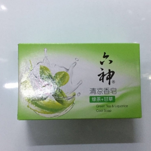 六神清凉香皂（绿茶+甘草） 125g