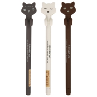 晨光 AGPA1303 中性笔 萌宠系列水笔小猫咪全针管笔 黑0.38mm