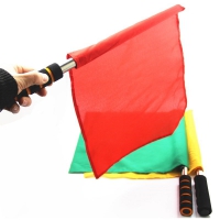 不锈钢杆发令旗（红色） 杆长45cm