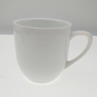 白色陶瓷办公杯
