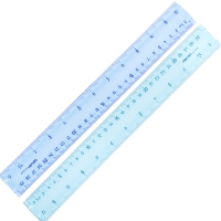 得力6209软尺直尺 30cm 混色   24把/盒